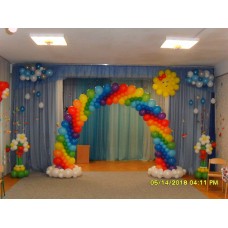 Оформлення повітряними кульками Дитячого садка (ДНЗ №670 Київ)